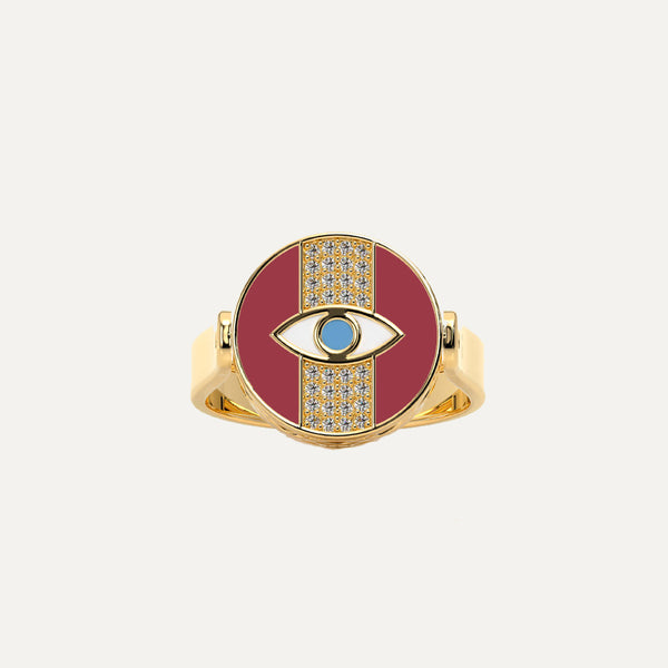 Guardian Evil Eye Ring- Double Side