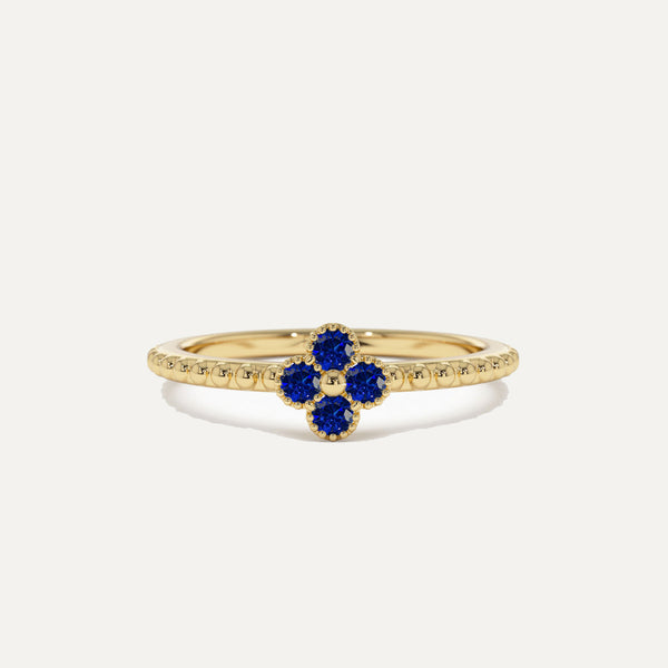 18K Gold Saphire Ring